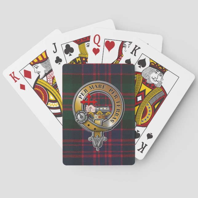MacDonald Tartan & Badge Casinokort (Baksidan)