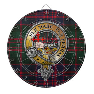 MacDonald Tartan & Badge Darttavla