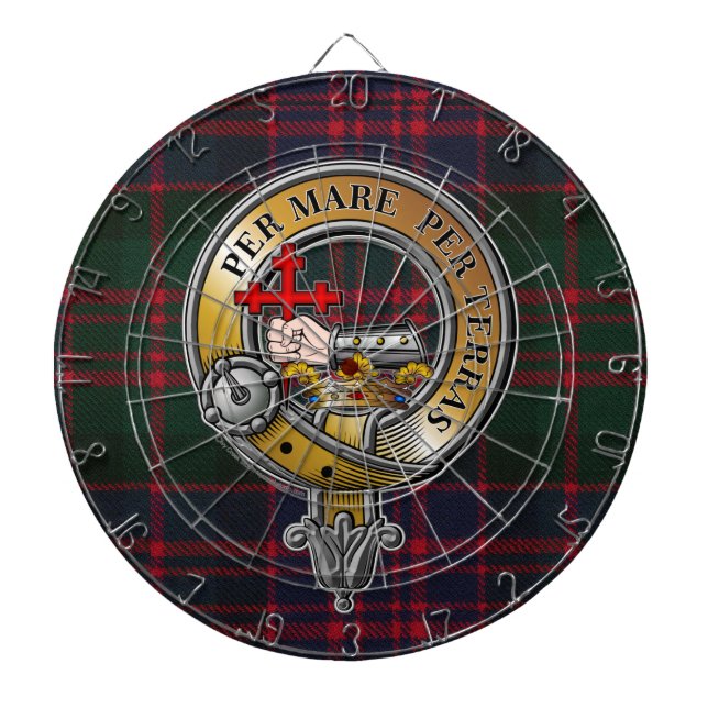 MacDonald Tartan & Badge Darttavla (Framsidan)