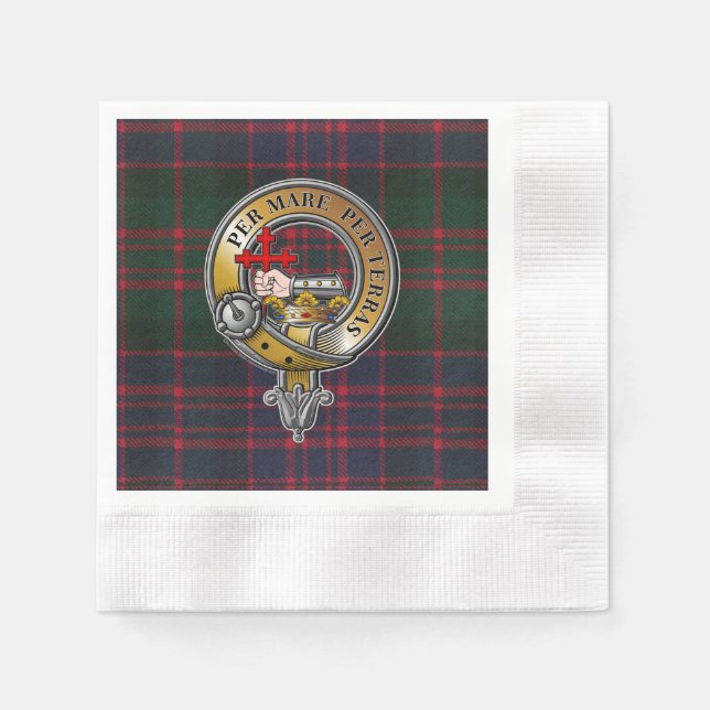 MacDonald Tartan & Badge Pappersservett (Framsidan)