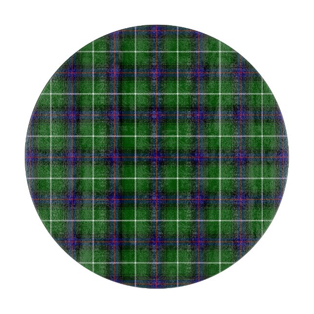 MacDonald tartan grönt blue plaid (Framsidan)
