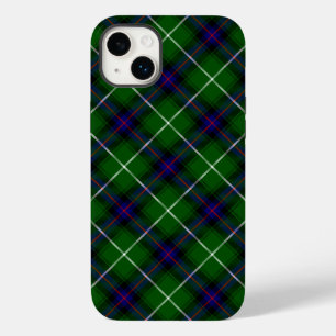MacDonald tartan grönt blue plaid