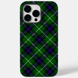 MacDonald tartan grönt blue plaid