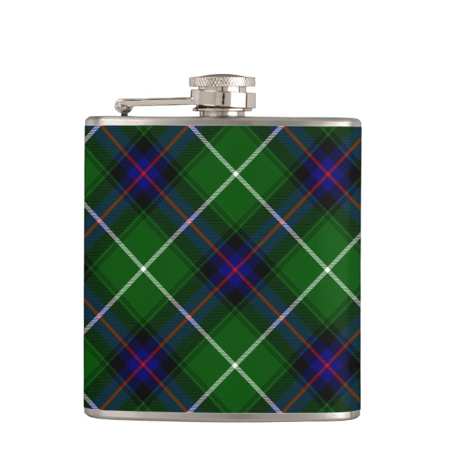 MacDonald tartan grönt blue plaid Fickplunta (Framsidan)