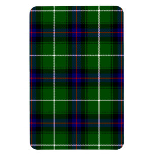 MacDonald tartan grönt blue plaid Magnet