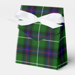 MacDonald tartan grönt blue plaid Presentaskar