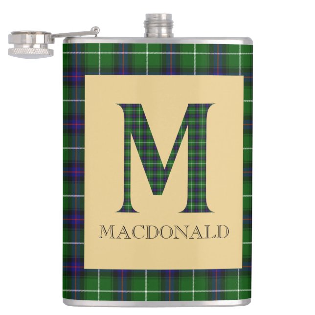 MacDonald Tartan Monogram M Fickplunta (Öppnad)