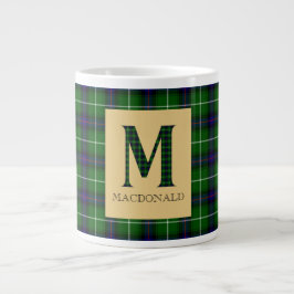 MacDonald Tartan Monogram M Jumbo Mugg