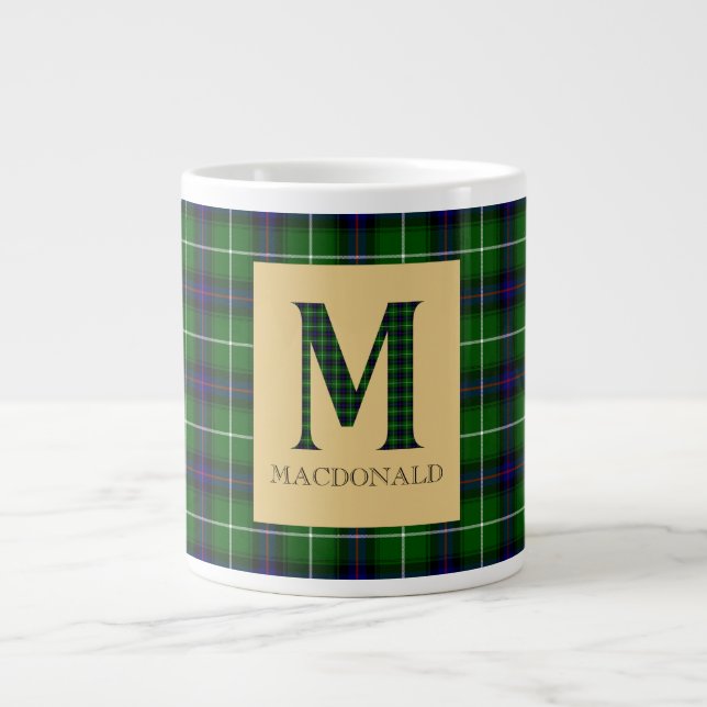 MacDonald Tartan Monogram M Jumbo Mugg (Framsidan)