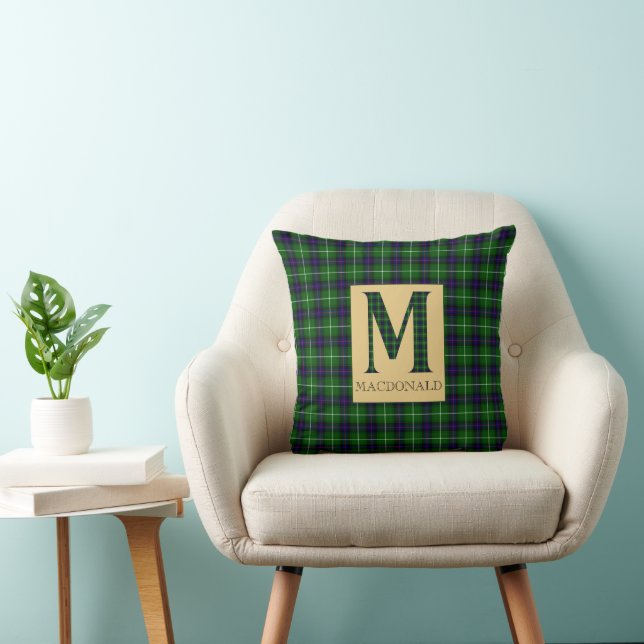 MacDonald Tartan Monogram M Kudde (Stol)