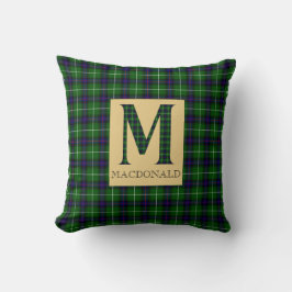 MacDonald Tartan Monogram M Kudde