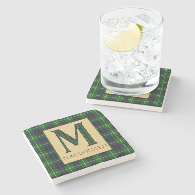 MacDonald Tartan Monogram M Stenunderlägg (Sidan)