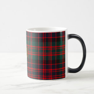 MacDonald Tartan och Guld Vapensköld Magisk Mugg