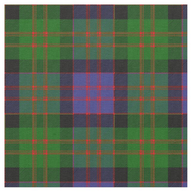 MacDonald Tartantryck Tyg (Närbild)
