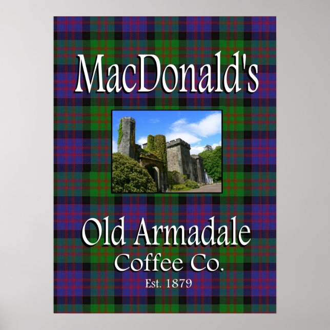 MacDonald's Old Armadale Coffee Co. Poster (Framsidan)