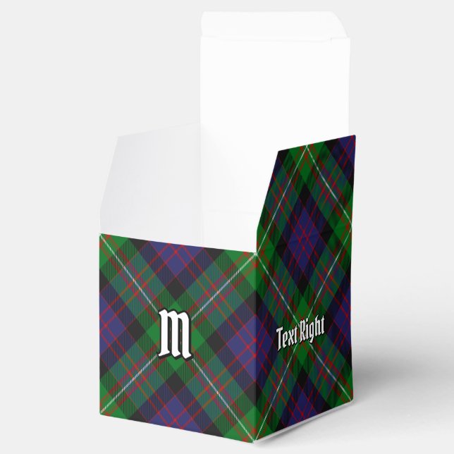 MacDonell Clan av Glengarry Tartan Presentaskar (Öppnad)
