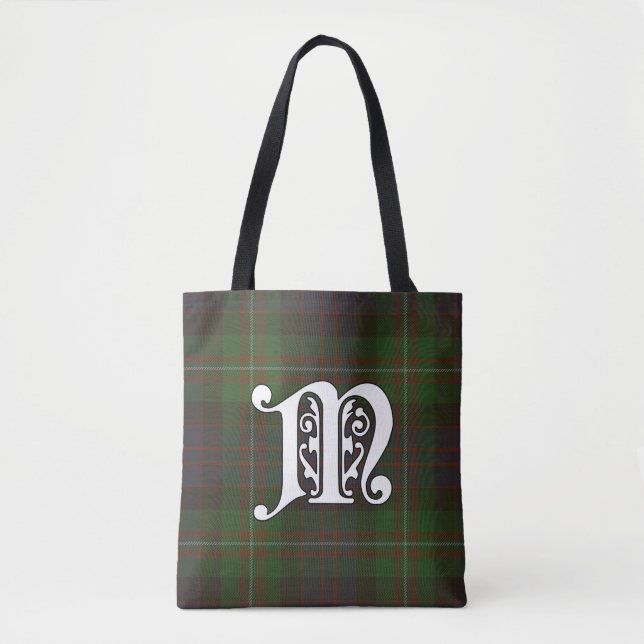 MacDonell Klan Tartan Monogram Tygkasse (Framsida)