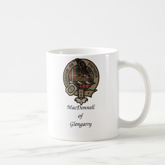 Macdonnell av Glengarryklanvapenskölden Kaffemugg (Höger)