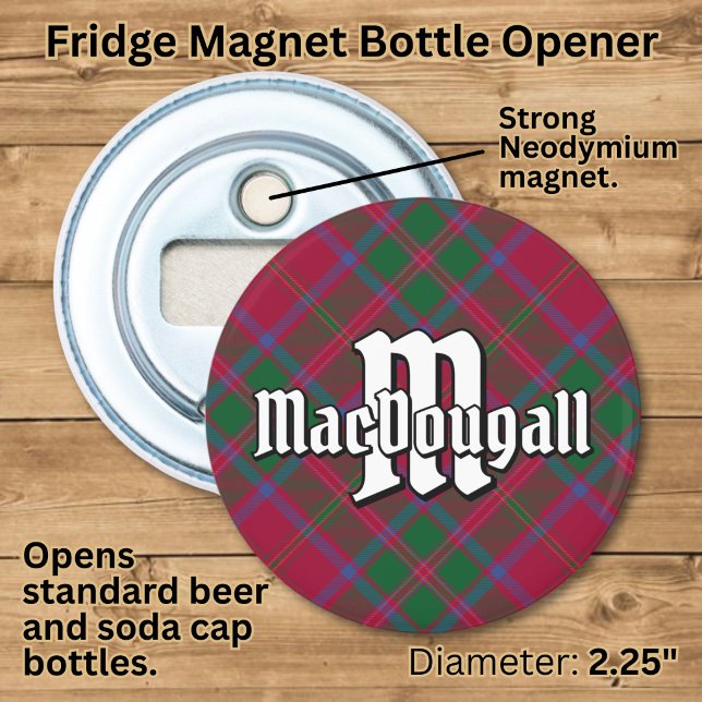MacDougall Clan Tartan Flasköppnare (Skapare uppladdad)