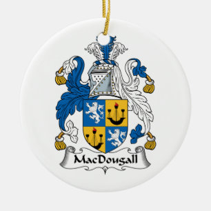 MacDougall familjvapensköld Julgransprydnad Keramik