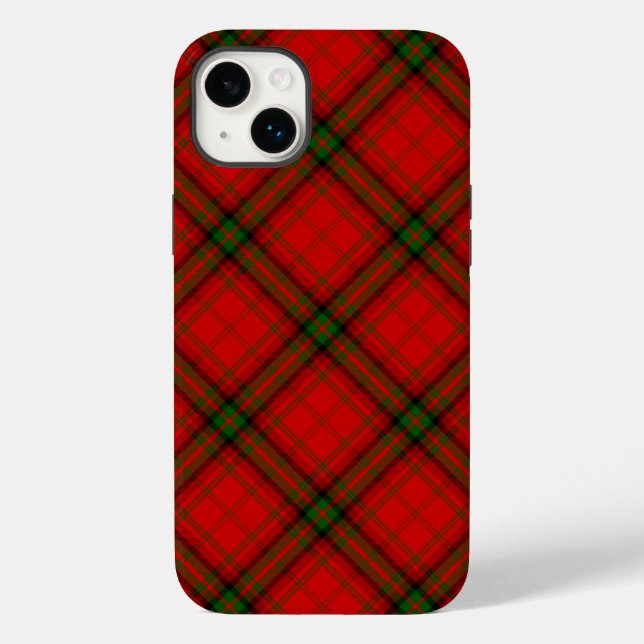 MacDougall tartan Red grönt plaid (Baksida)