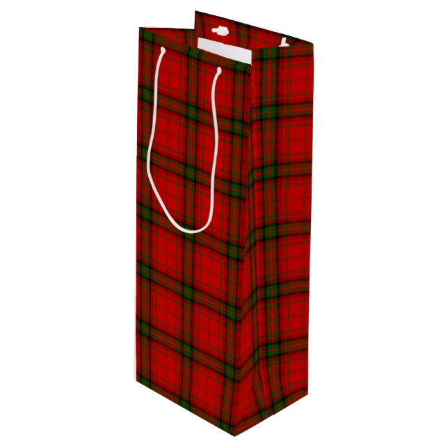 MacDougall tartan Red grönt plaid (Framsidan Vinklad)