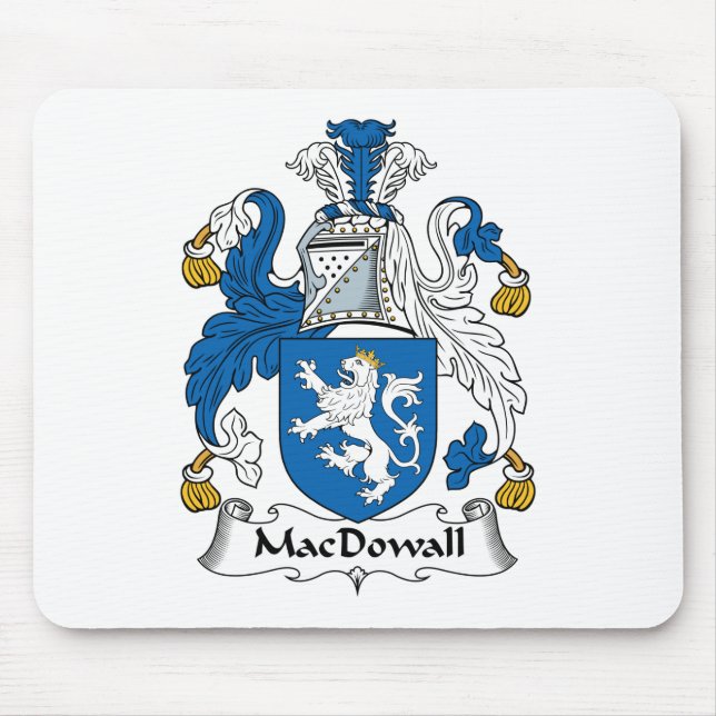 MacDowall familjvapensköld Musmatta (Framsidan)