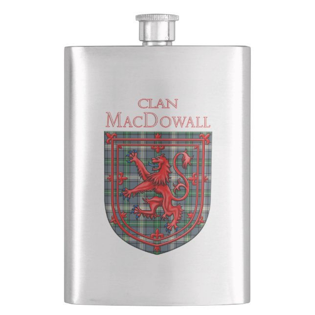 MacDowall Tartan Scottish Play Lejon Rampant Fickplunta (Framsidan)