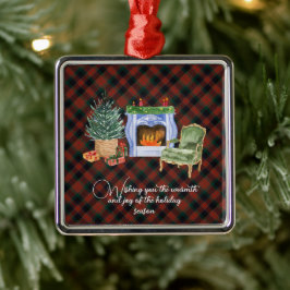 MacDuff Hunting Modern Original Scottish Tartan Julgransprydnad Metall