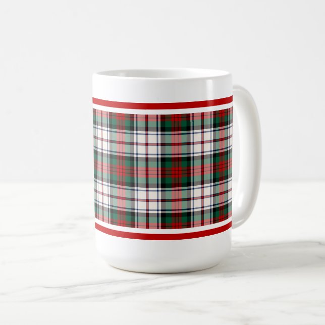 MacDuff Klan Dress Tartan Scottish Play Kaffemugg (Framsida höger)