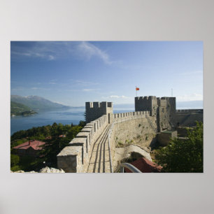 MACEDONIA, Ohrid. Car Samoil’s Castle - Castle Poster