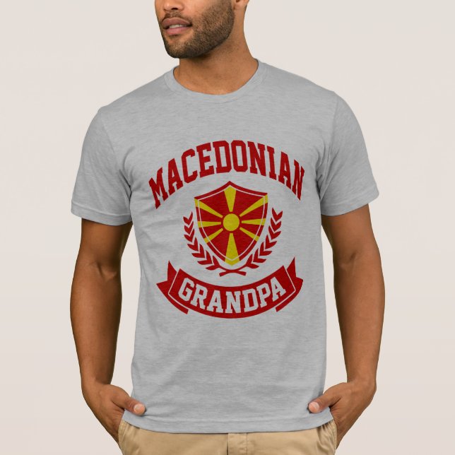 Macedonian morfar tee (Framsida)