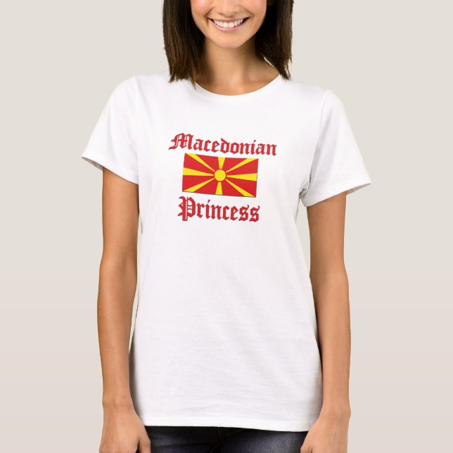 Macedonian Princess Tee Shirt (Framsida)