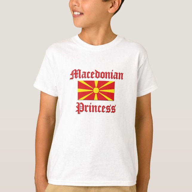 Macedonian Princess Tee Shirt (Framsida)
