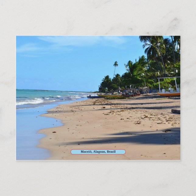 Maceió, Alagoas, Brasilien Vykort (Framsida)