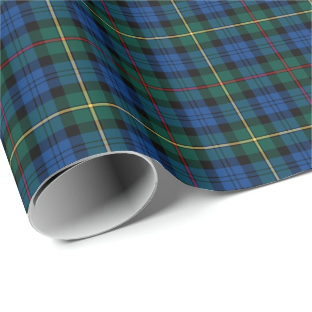 MacEwan Klan Tartan Presentpapper (Rullad Hörn)