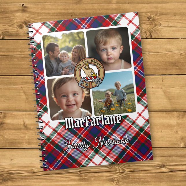 MacFarlane Familjefotokollage Anteckningsbok (Skapare uppladdad)