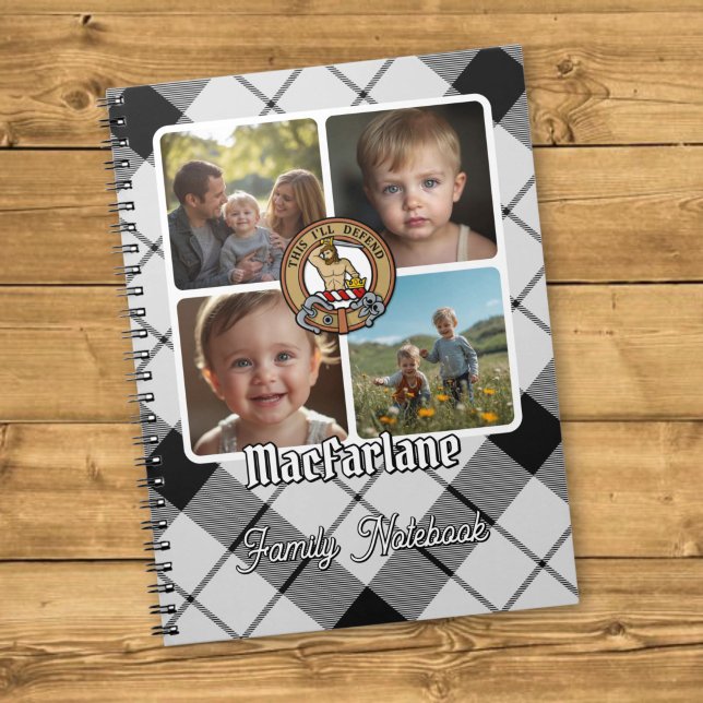 MacFarlane Familjefotokollage Anteckningsbok (Skapare uppladdad)