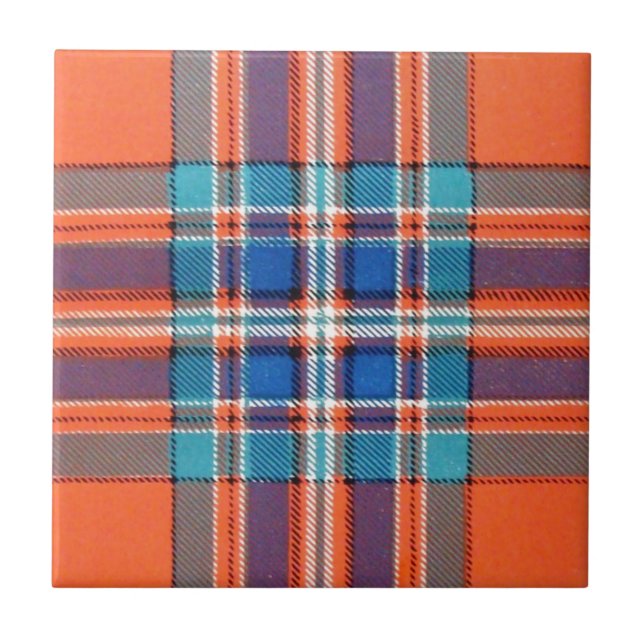 MACFARLANE-FAMILJTARTAN KAKELPLATTA (Framsidan)