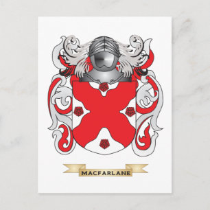 MacFarlane Jackar av Arm (Family Crest) Vykort