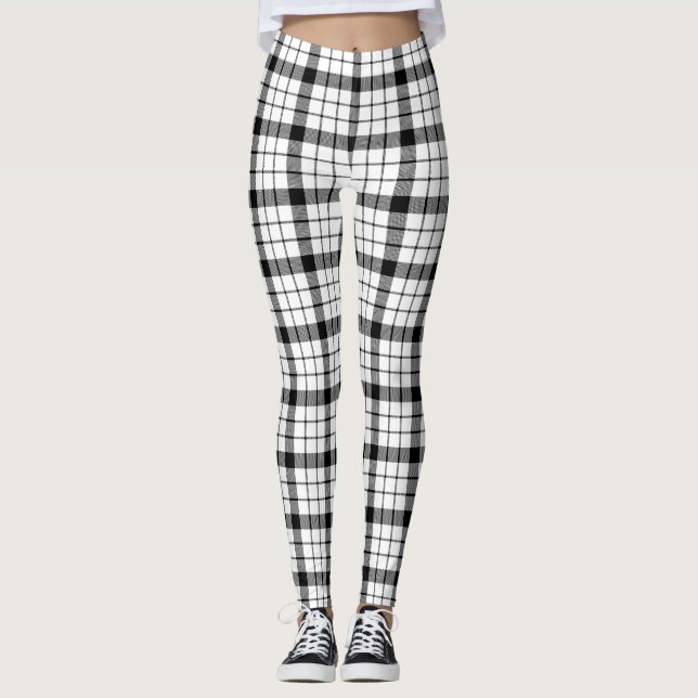 MacFarlane tartan rutmönster Leggings (Framsida)