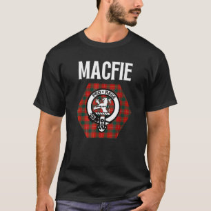 Macfie Klan Scottish Namn Jackar av Arm Tartan t S Shirt