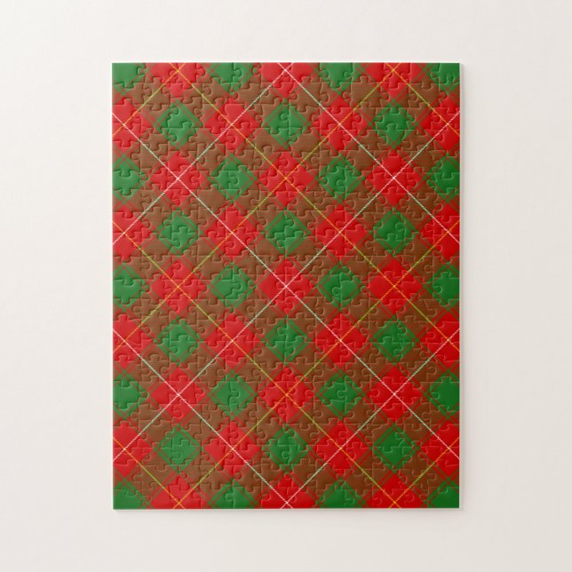 Macfie McPhee Tartan Play Mönster Pussel (Vertikal)