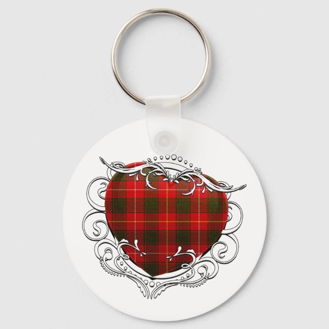 MacFie Tartan Heart Nyckelring (Framsida)