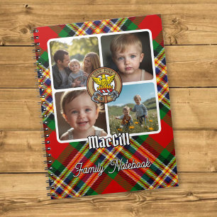 MacGill Familjefotokollage Anteckningsbok
