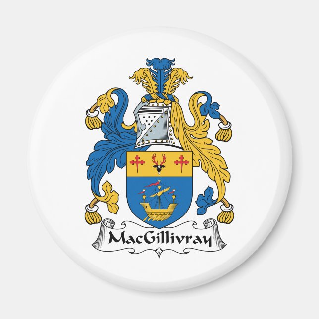 MacGillivray Family Crest Magnet (Framsidan)