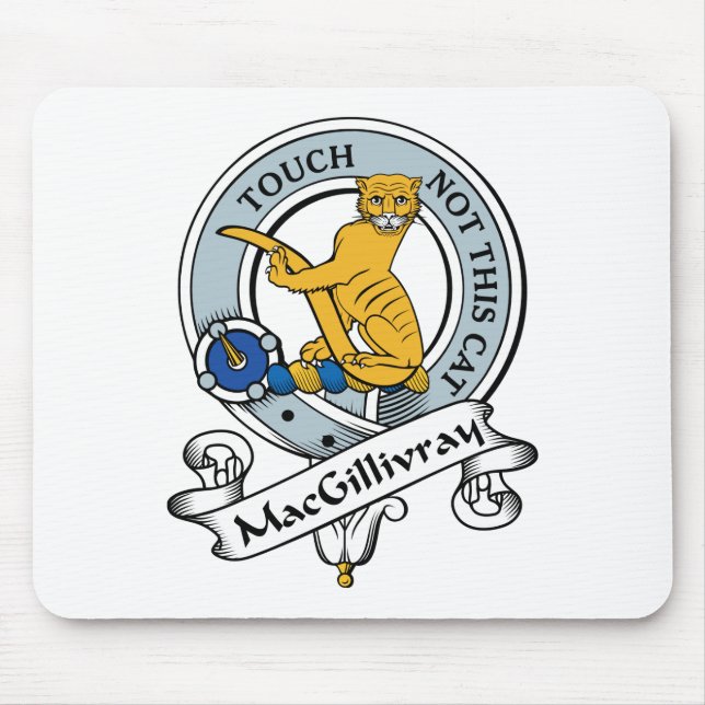 MacGillivray klanemblem Musmatta (Framsidan)