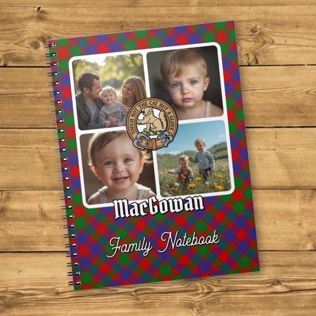 MacGowan Familjefotokollage Anteckningsbok (Skapare uppladdad)