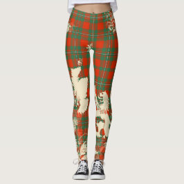 MacGregor Ancient Tartan Skottland Lejon Kart Kons Leggings