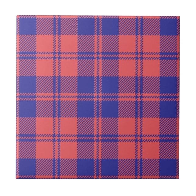 MacGregor av Glängyle Klan Hunting Tartan Plaid Kakelplatta (Framsidan)